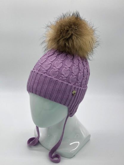 Czapka dla dziewczynki (25 / W84PE)