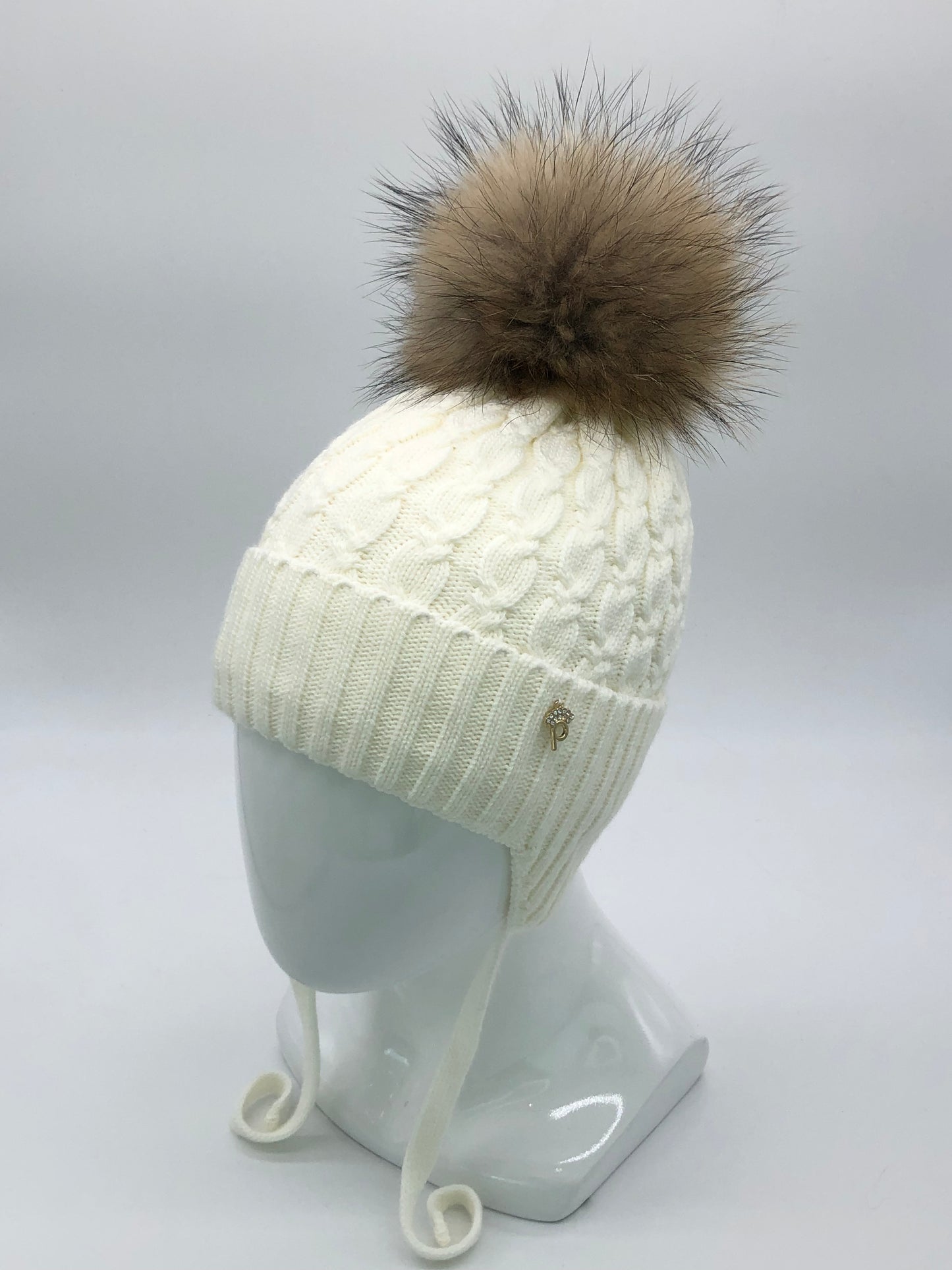 Czapka dla dziewczynki (25 / W84PE)