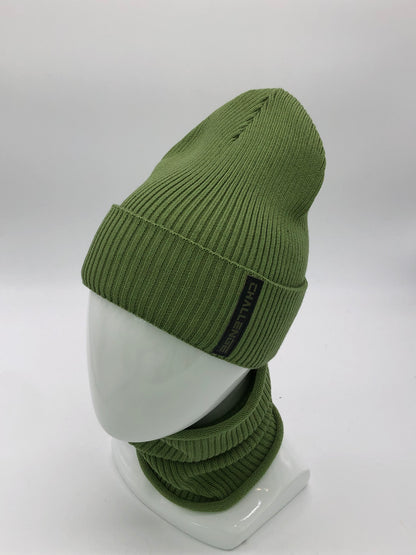 Mütze mit Schal Set für Mädchen (25 / WP19K)