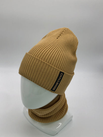 Mütze mit Schal Set für Mädchen (25 / WP19K)